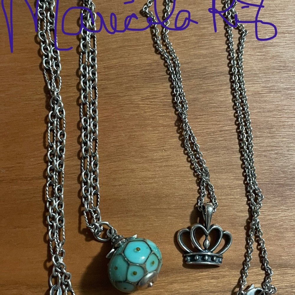 Crown necklace 18 in